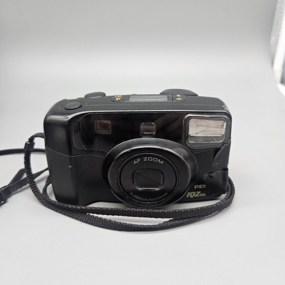 PENTAX IQZoom 115 Date Defective Powers On 35mm Point And Shoot Camera For Parts